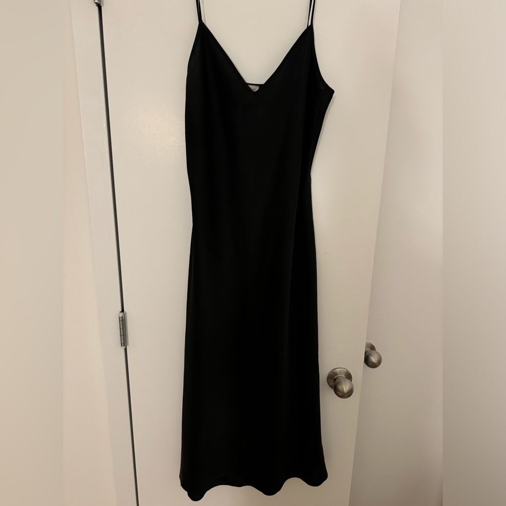 Aritzia Wilfred Black Slip Dress